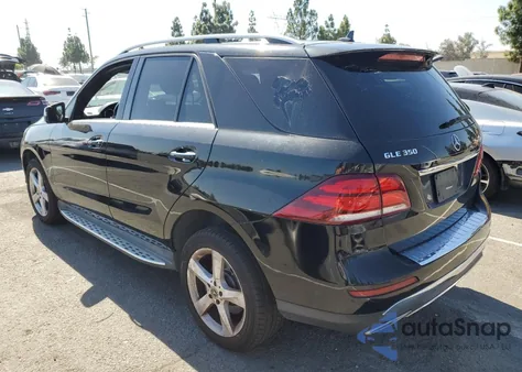 2018 Mercedes-Benz Gle 350 from USA, damaged, VIN 4JGDA5JB6JB097377
